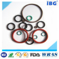 Red silicone o ring with different sizes for auto parts, customized o ring seals food grade